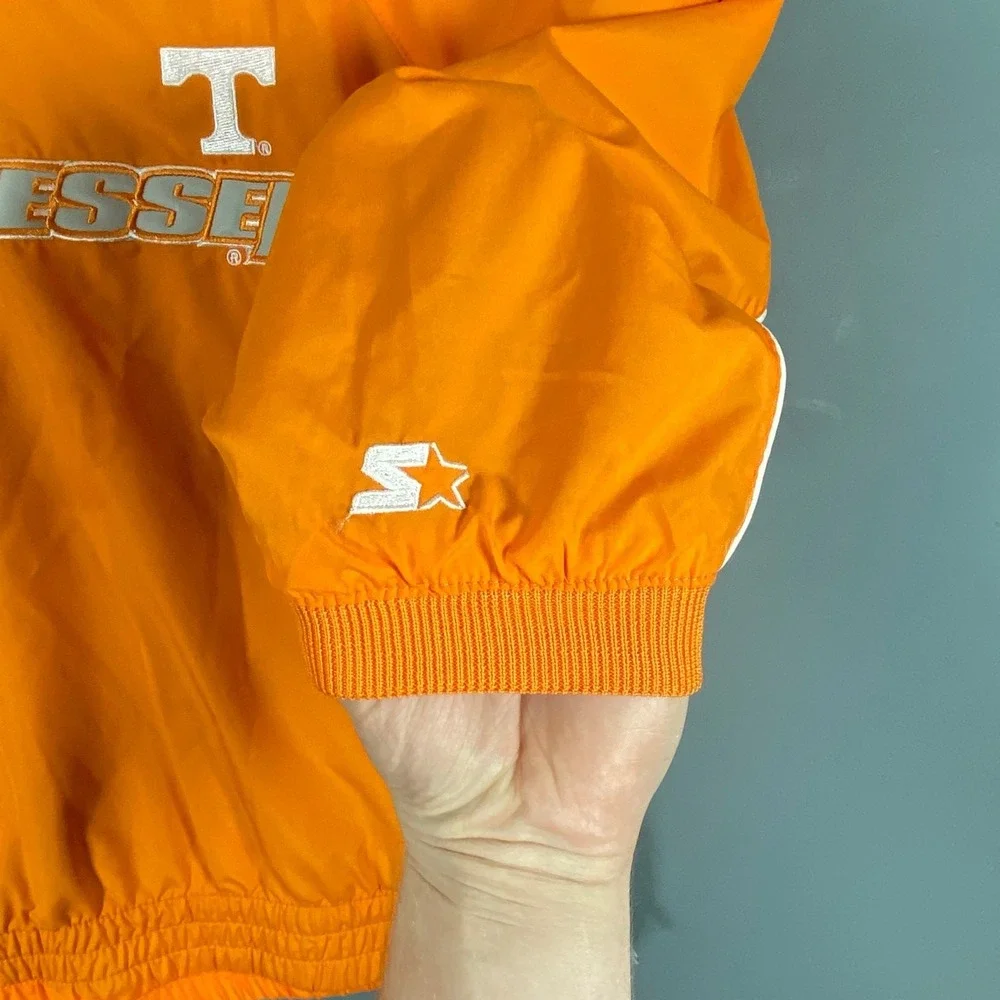 Starter Tennessee Volunteers Pullover Jacket Youth Size 6/7 Orange Windbreaker